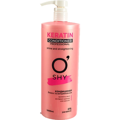 Кондиціонер д.волосся O'Shy 1л keratin блиск та випрямлення