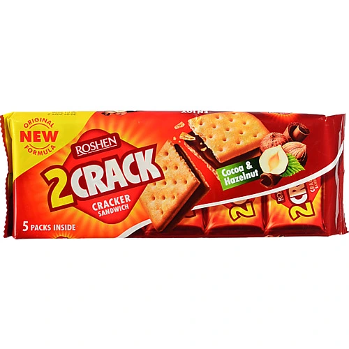 Крекер Roshen 235г какао горіх