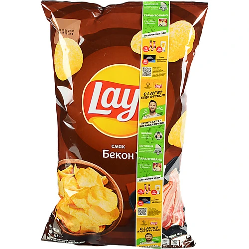 Чiпси Lays 120г бекон