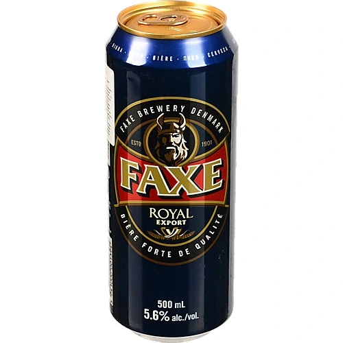 Пиво 0.5л 5.6% світле Royal Export Faxe з/б