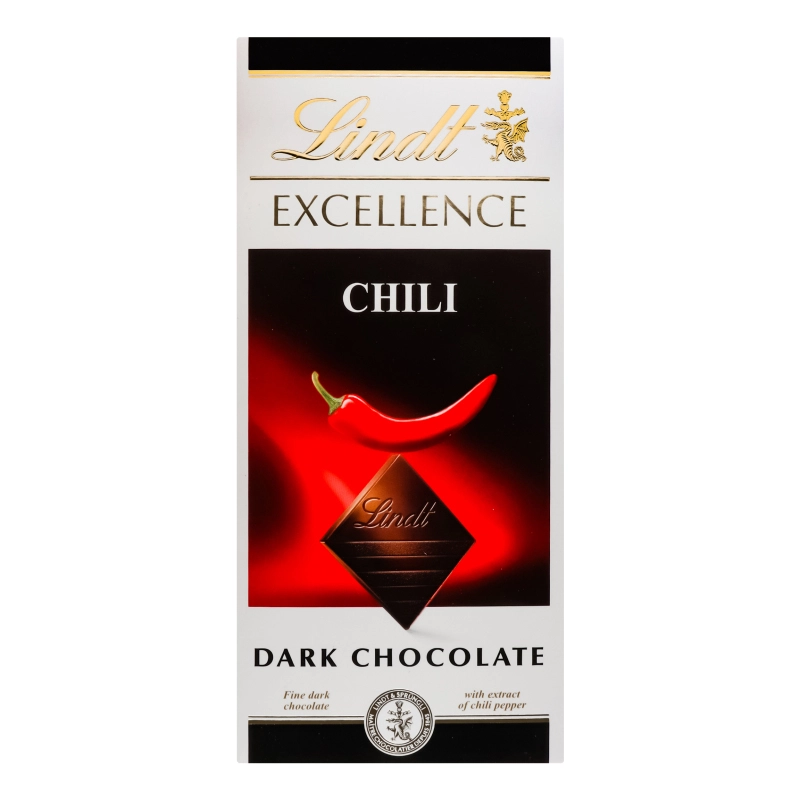 Шоколад чорний Chili Excellence Lindt к/у 100г