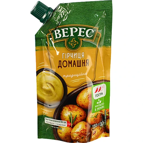 Гірчиця Верес 130г домашня д.п