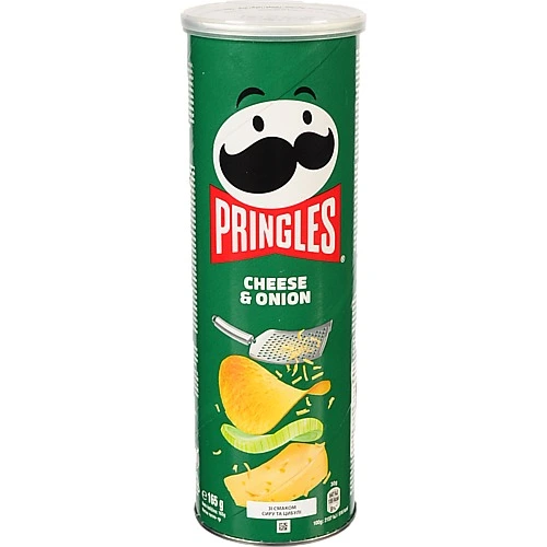 Чіпси Pringles зі смаком сиру та цибулі 165г