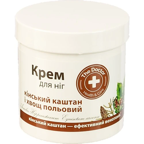 Крем д/ніг кінський каштан та хвощ Домашній Доктор п/б 250мл