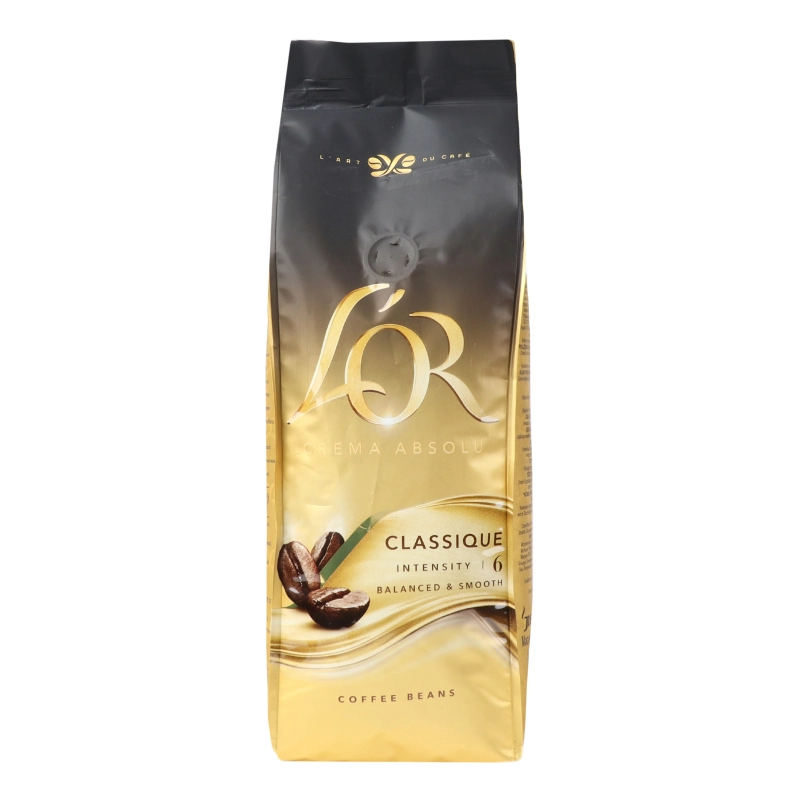 Кава натуральна смажена в зернах Crema Absolu Classique L'OR м/у 500г