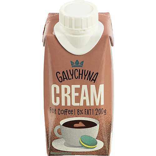 Вершки Галичина 200г 8 до кави TPA