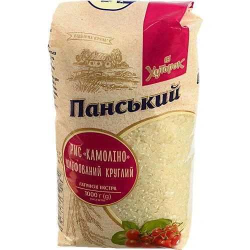 Рис Хуторок 1кг камолiно