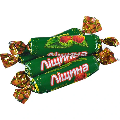 Цукерки глазуровані шоколадною глазур'ю Ліщина Roshen кг