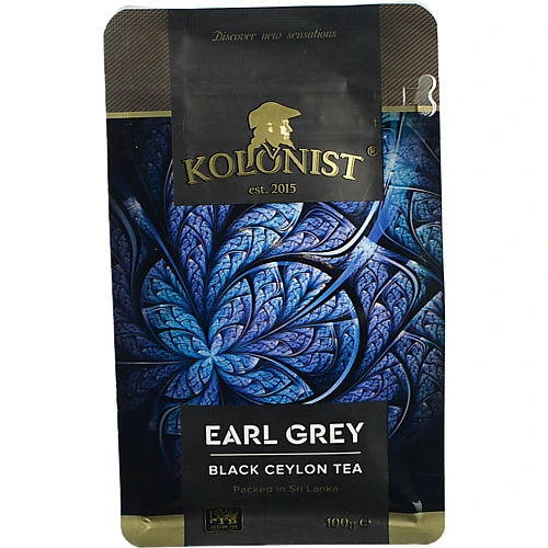 Чай Kolonist 100г earl grey black OPA