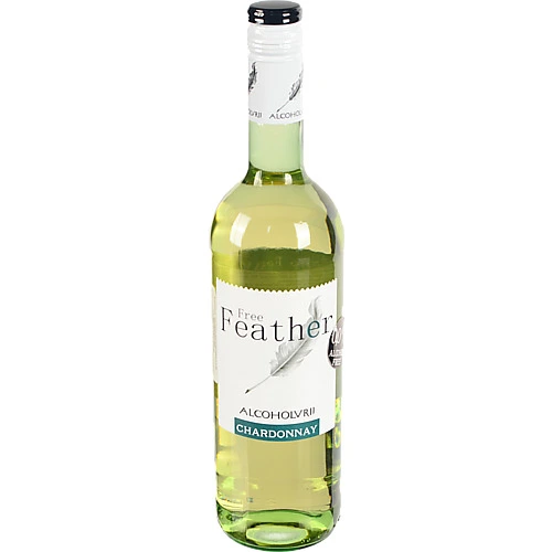 Вино Free Feather 0.75л alcoholfree chardonnay б.а н.сол біле