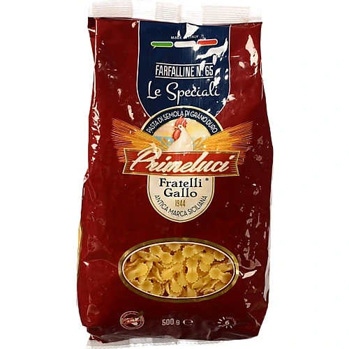 Макарони Primeluci 500г метелики маленькі
