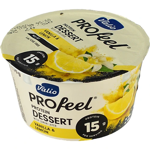 Снек сирковий Valio PROfeel 175г ваніль лимон протеїновий б.лактози ст