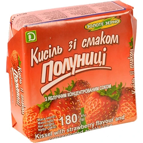 Кисіль Золоте зерно 180г полуниця
