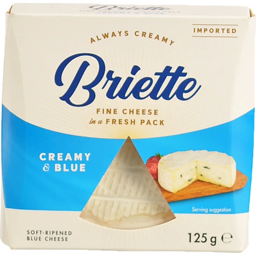 Сир Kaserei Briette Creamy Blue 125г 60%