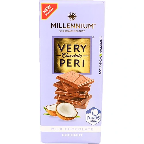 Шоколад молочний з кокосовою стружкою Very Peri Millennium м/у 85г