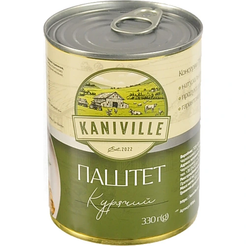 Паштет Курячий Kaniville з/б 330г