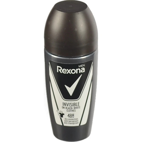 Антіперспiрант Rexona invisible 50мл для чорного та бiлого