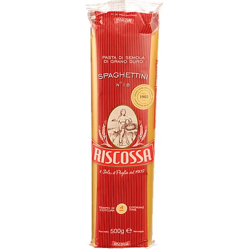 Паста Riscossa 500г спагеттіні т.с пшениці