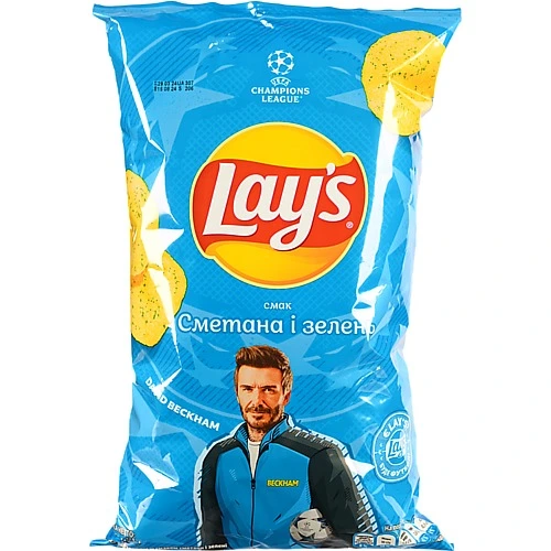 Чипси Lay's Сметана та Зелень 120г