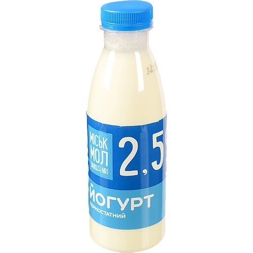 Йогурт 2.5% Гормолзавод 1 п/пл 500г