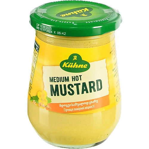 Гірчиця Kuhne помірної міцності 250мл
