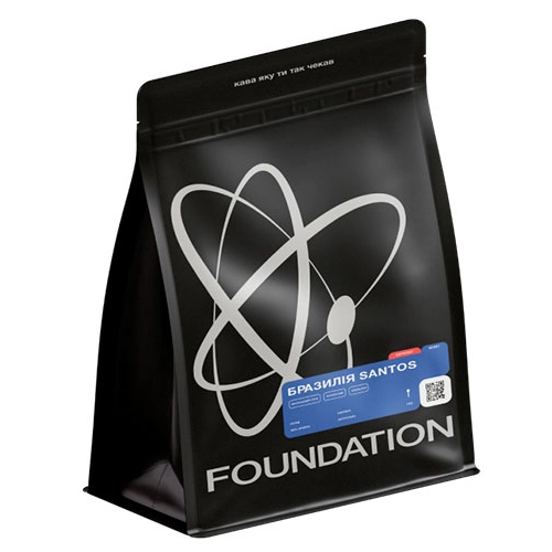 Кава Foundation 1кг santos Бразилія зерно