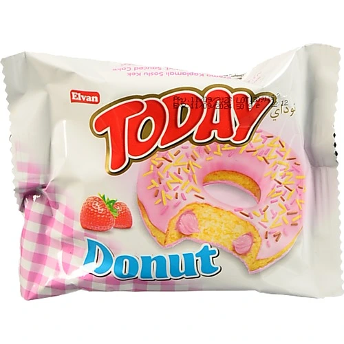 Кекс в глазурі з начинкою зі смаком полуниці Donut Today 50г