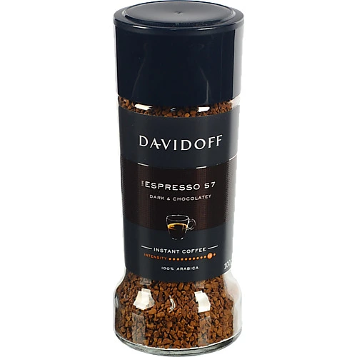 Кава натуральна розчинна Espresso 57 intense Davidoff с/б 100г