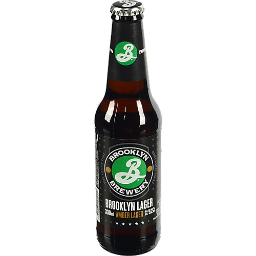 Пиво Brooklyn 0.33л lager amber світле пастеризоване