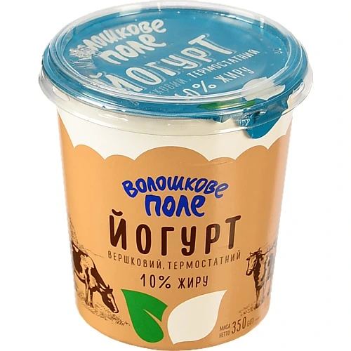 Йогурт Волошкове поле 350мл 10% ст.