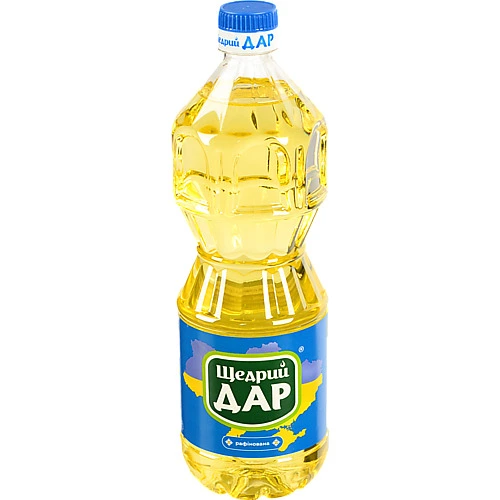 Олія Щедрий Дар 0.85л соняшникова раф.пет