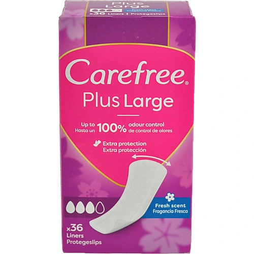 Прокладки Carefree large fresh 36шт
