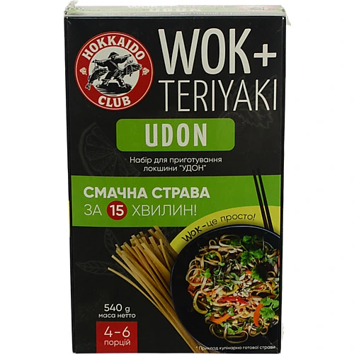 Набір для приготування локшини Udon Hokkaido club к/у 540г