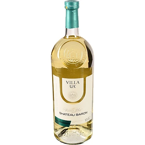Вино Villa UA 1.5л шато барон біле нап.солодке