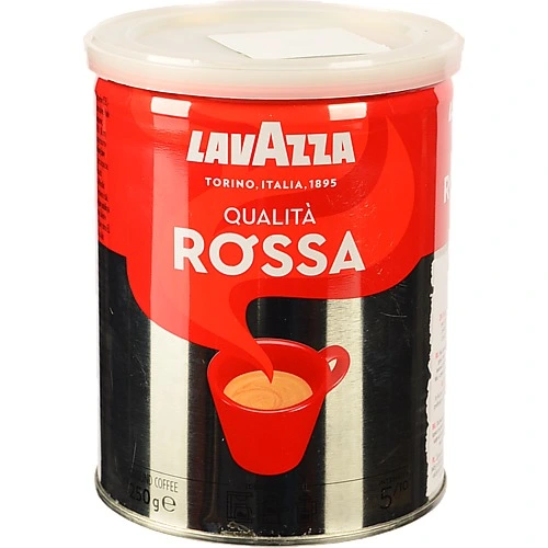 Кава натуральна смажена мелена Qualita Rossa Lavazza з/б 250г