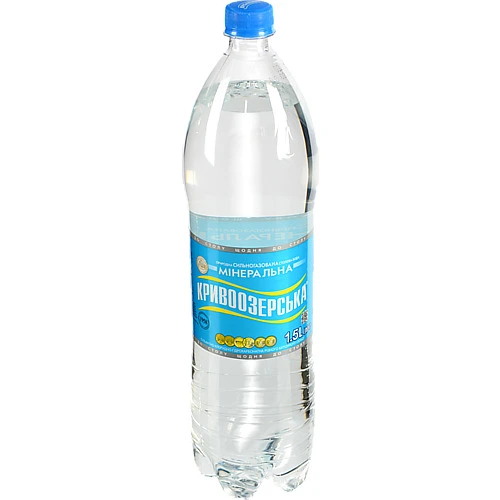 Вода Кривоозерська 1.5л сильногазована