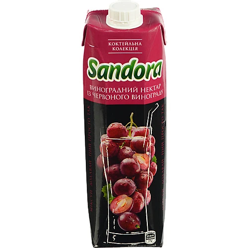 Нектар Сандора 0.95л виноград червоний