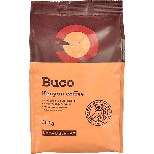 Кава Buco 500г Рецепт Кенії зерно
