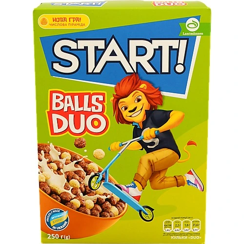 Сніданки сухі Start! Duo Balls 250г