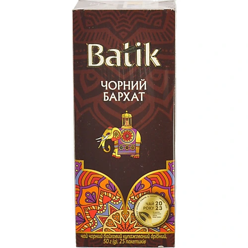 Чай Batik 25п чорний бархат