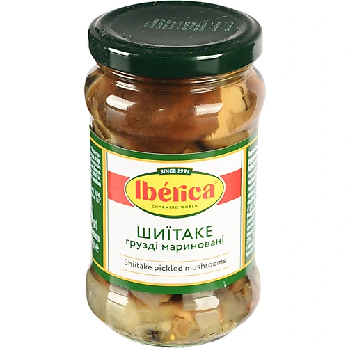 Гриби Iberica 280г шиїтаке мариновані ск.