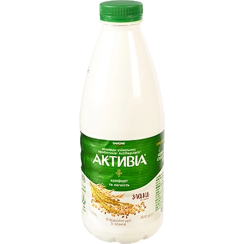 Біфідойогурт Активія 800мл 1.5% 5 злаків