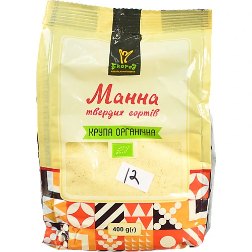 Крупа манна Екорід 400г органічна