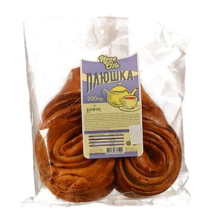 Булка здобна Плюшка Нове діло 200г