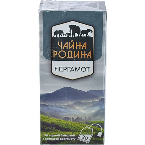 Чай Чайна Родина 20п бергамот чорний