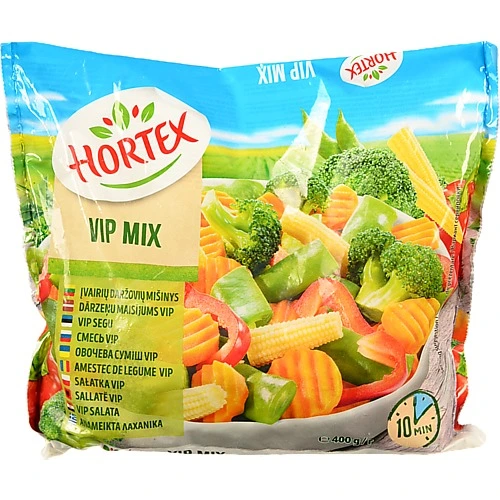 Суміш овочева швидкозаморожена VIP mix Hortex м/у 400г