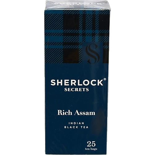 Чай чорний індійський Rich Assam Sherlock Secrets к/у 25х2г