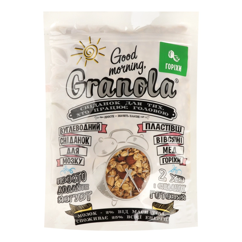 Гранола Горіхи Good morning Granola д/п 330г
