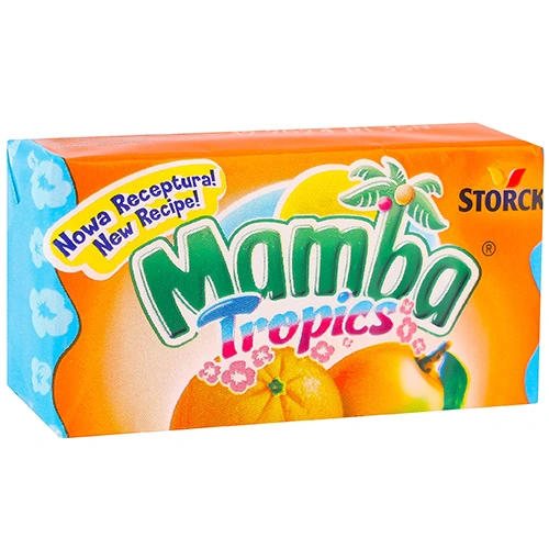 Жувальні цукерки Mamba 26.5г асорті тропікс