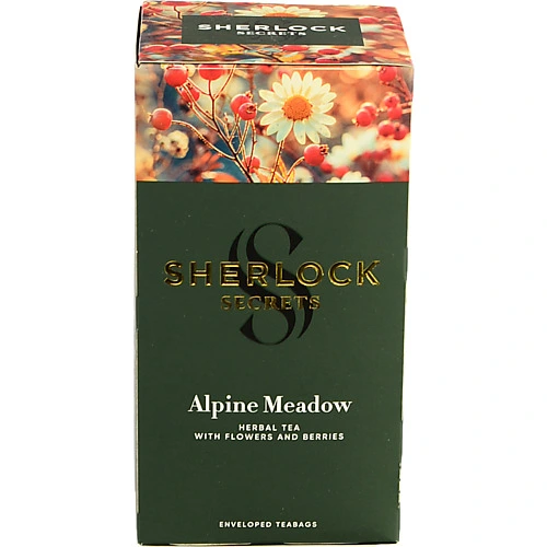 Чай Sherlock Secrets "Альпійський луг" 22 пакетики по 1.5г